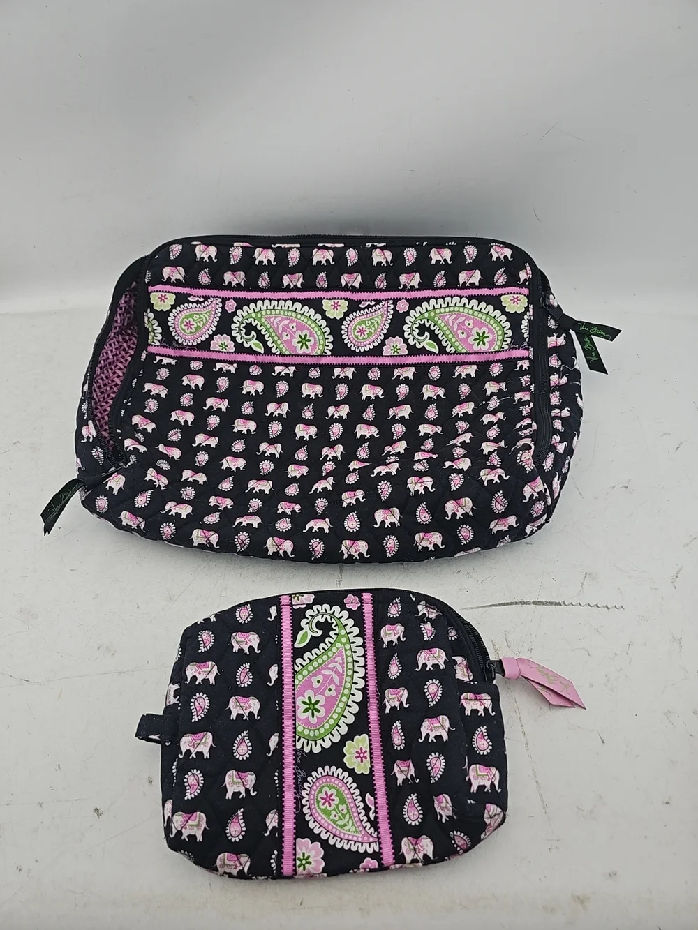 Vera Bradley Elephant Pouch Set